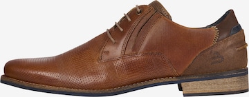 BULLBOXER Lace-Up Shoes 'Philip' in Brown