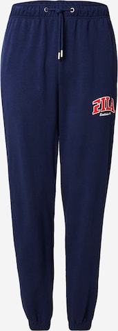 mėlyna FILA Siaurėjantis Sportinės kelnės 'LANDEN': priekis
