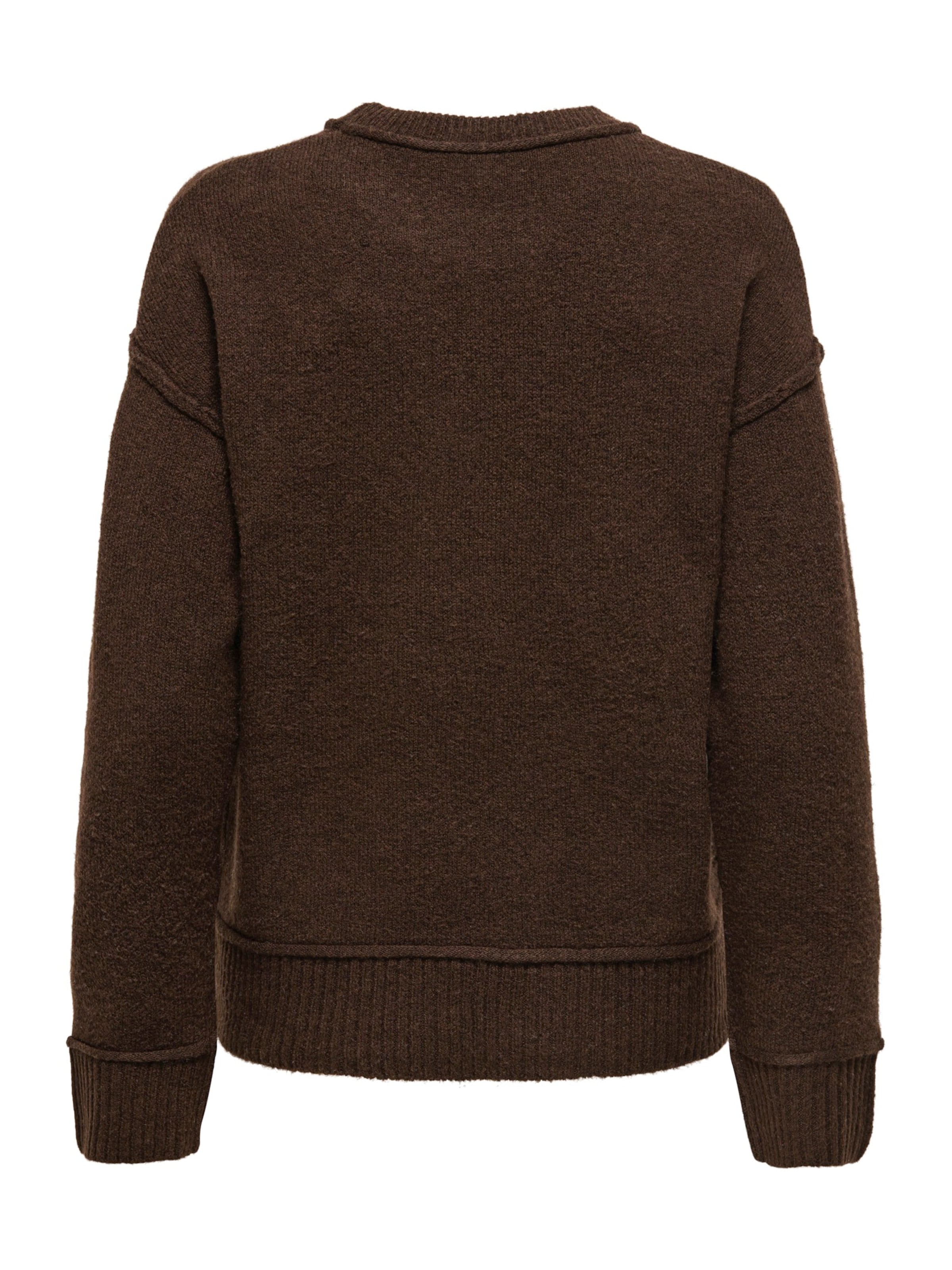 ONLY Пуловер 'ONLHAZEL' в кафяво