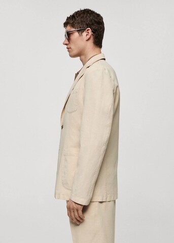 MANGO MAN Regular Fit Sakko 'Delave' in Beige