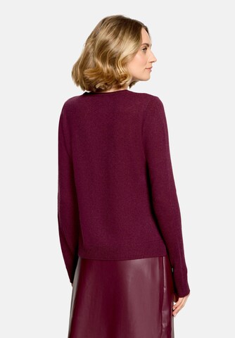 Cartoon Pullover in Lila