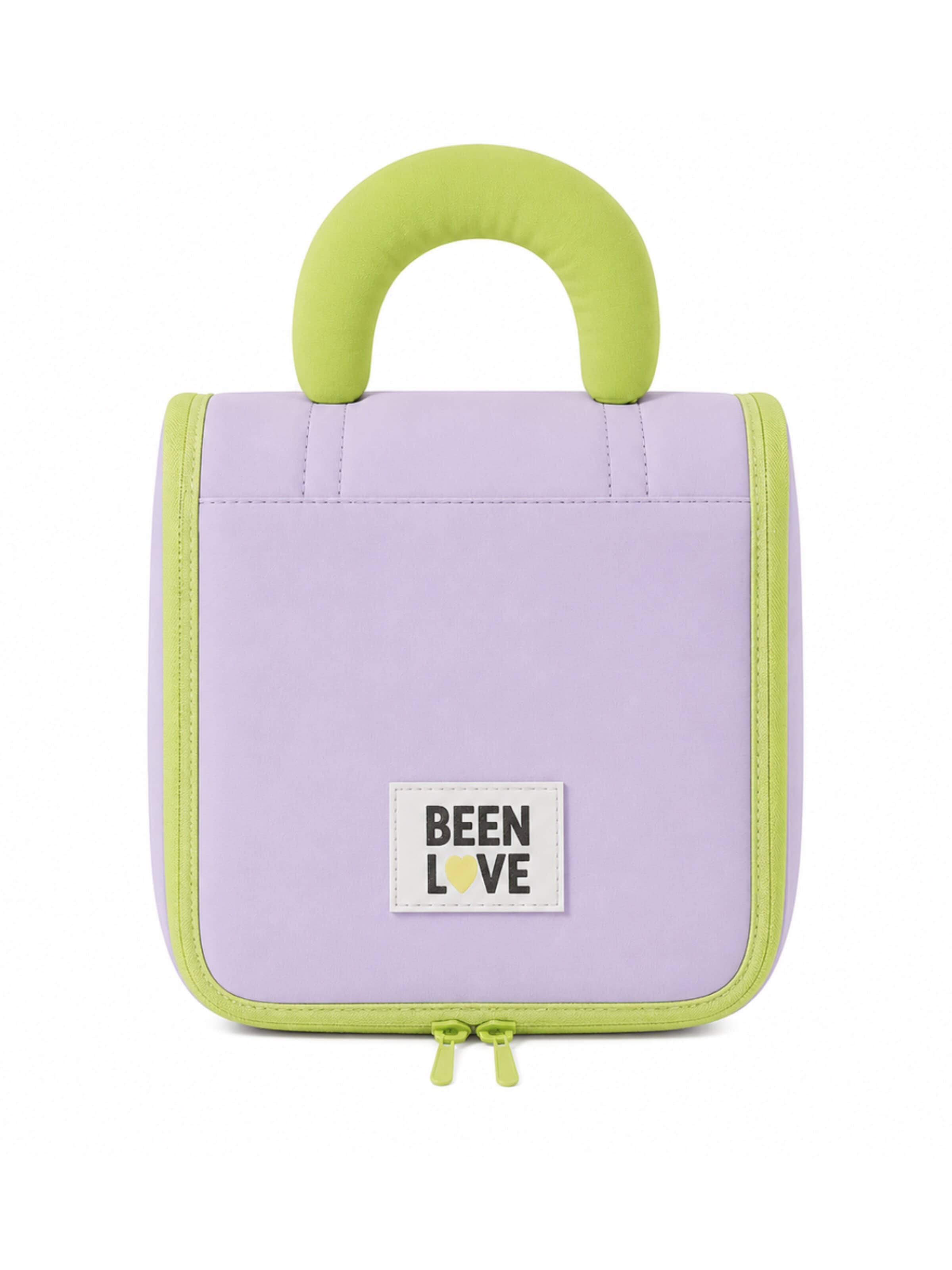 MEVYRA Cosmetic Bag 'Reise-Kulturbeutel zum Aufhängen, (20,5 × 10 × 20 cm)' in Purple: front