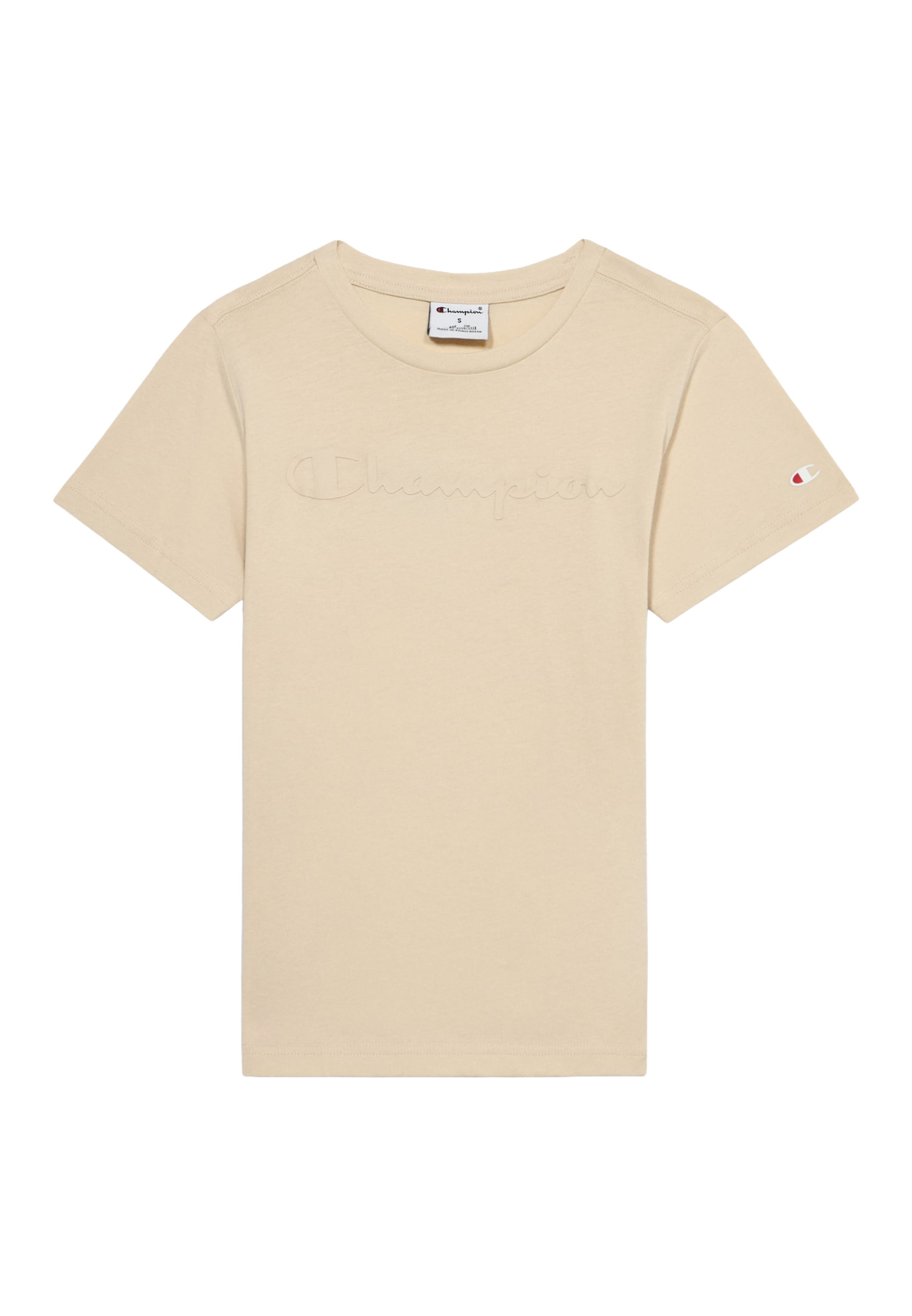 Champion T-Shirt en 104 en beige, Vue avec produit