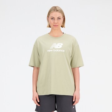 new balance Oversized Shirt in Green: front