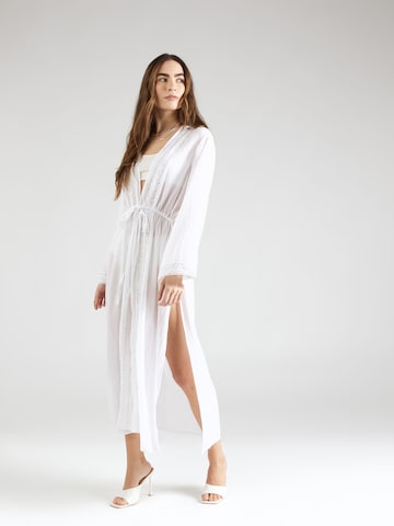 Abercrombie & Fitch Plážové šaty - biela: predná strana