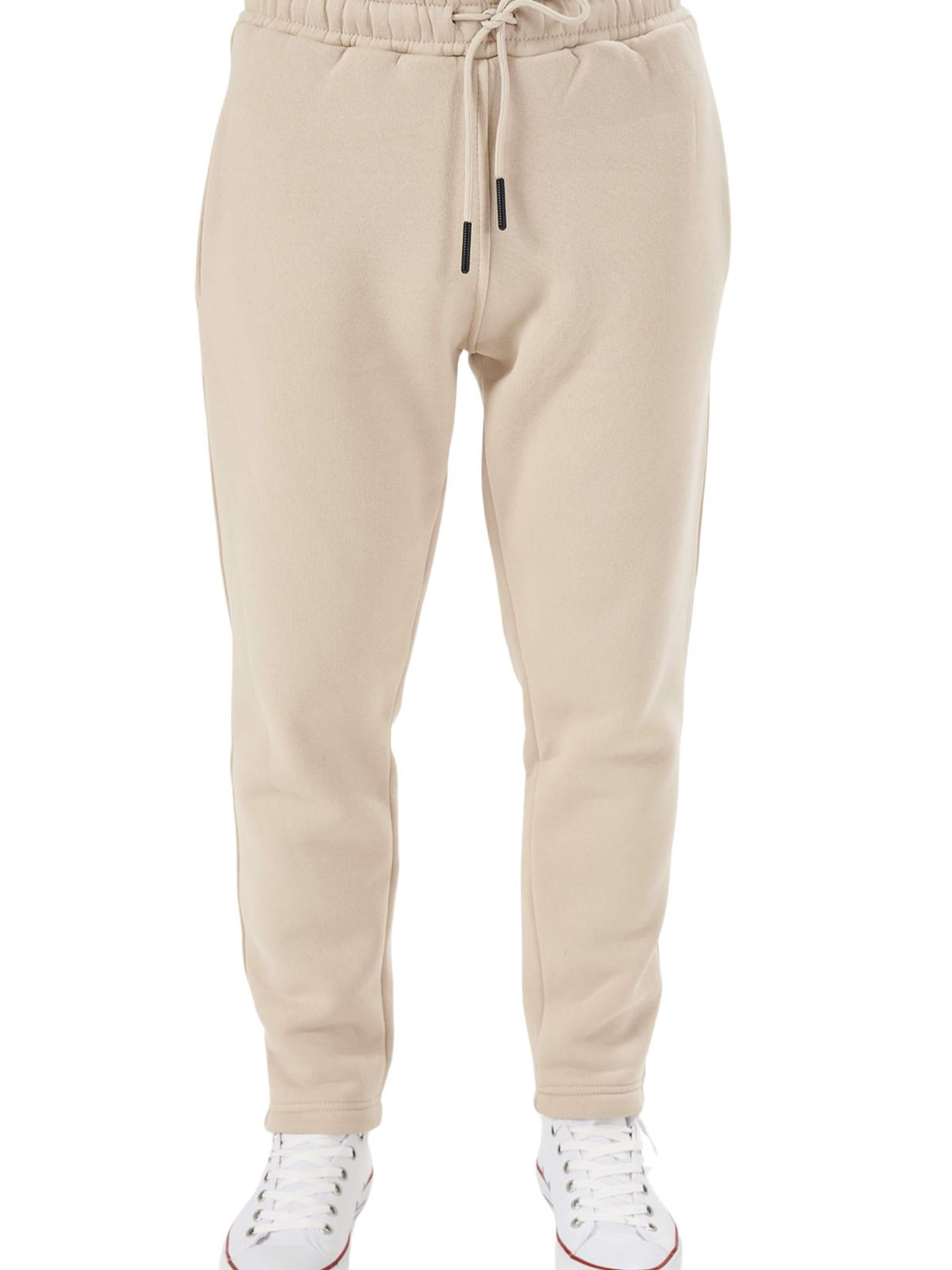 LOUIS LECLER Slim fit Trousers 'Lucien' in Beige