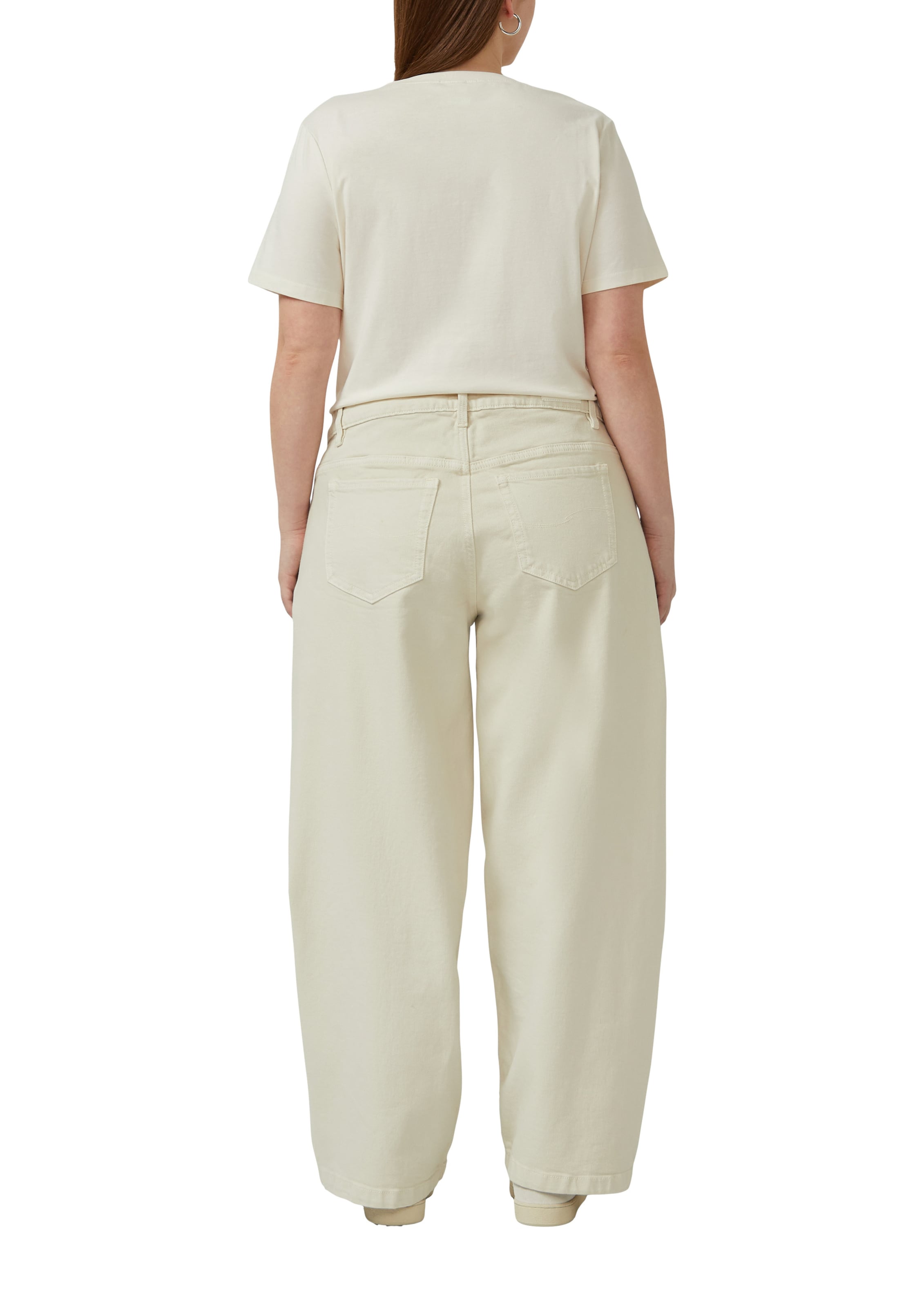 QS Regular Jeans-Hose in Beige