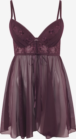 LASCANA Negligee in Aubergine / Bordeaux, Item view