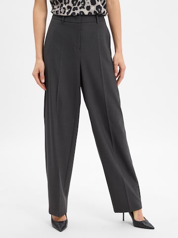 Wide Leg Pantalon à pince Cambio en noir : devant