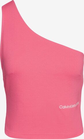 Calvin Klein Jeans Top in Roze: voorkant