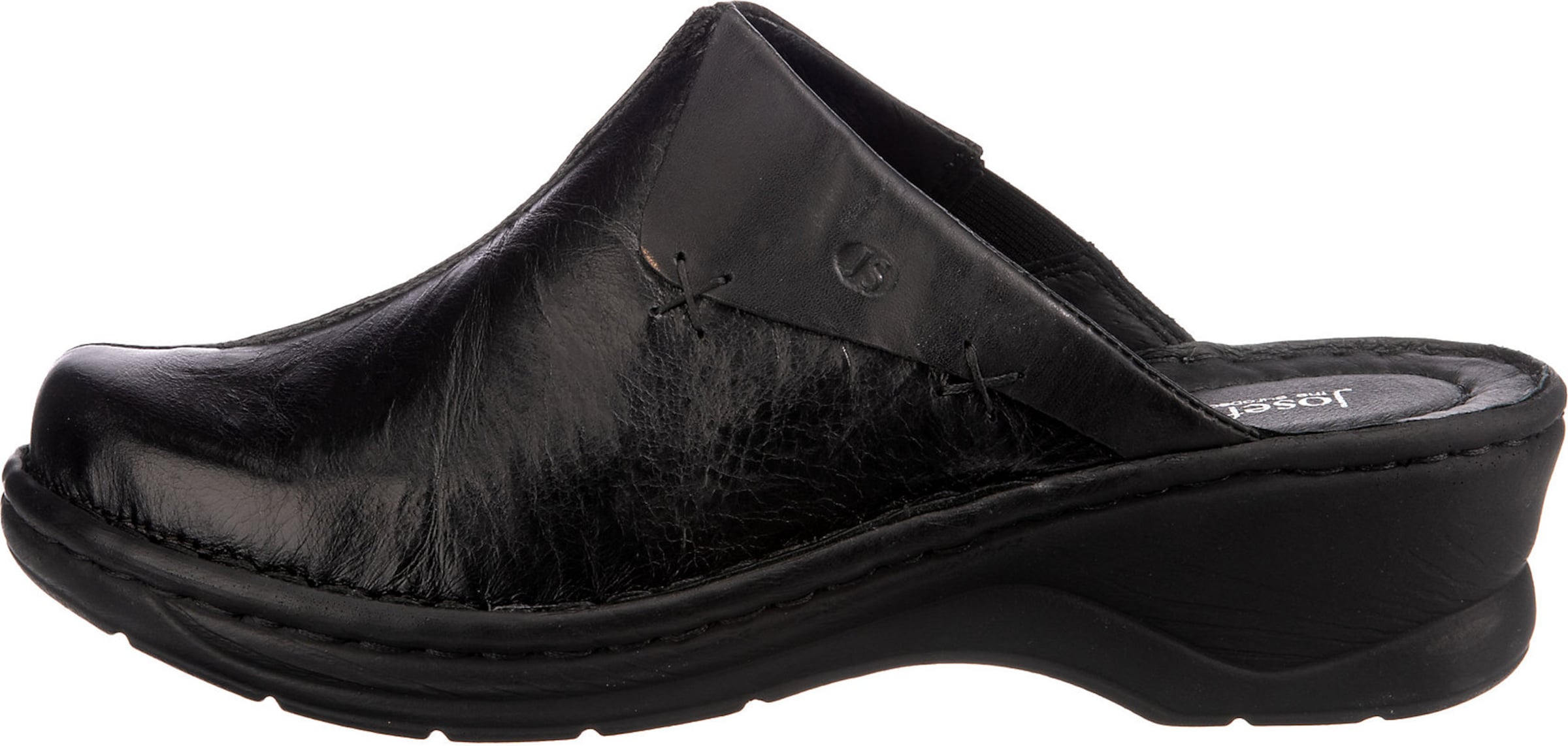 JOSEF SEIBEL Clogs 'Catalonia' in Black: front