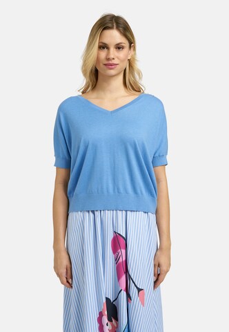 Milano Italy Sweater in Blue: front