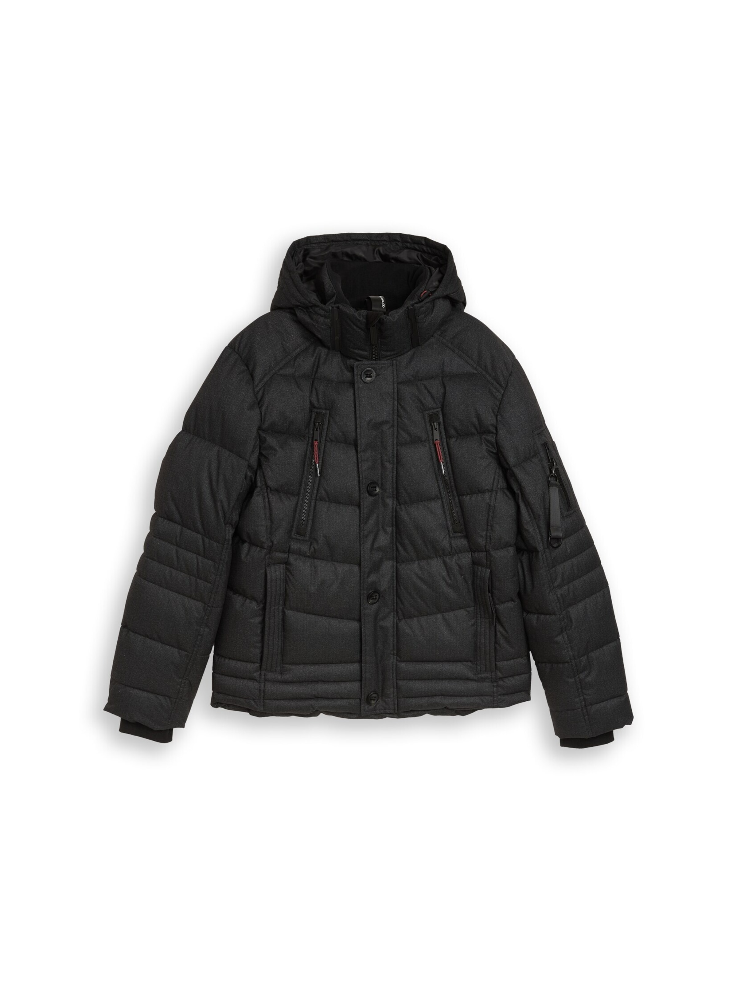 TOM TAILOR Winterjacke in Grau: Vorderseite