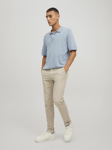 JACK & JONES Slimfit Chino nadrág 'JJMarco' - bézs