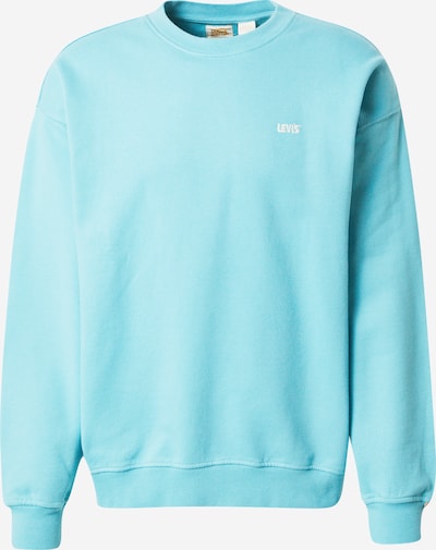 LEVI'S ® Sweat-shirt 'Gold Tab Crew' en turquoise, Vue avec produit