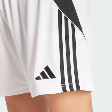 Regular Pantalon de sport 'Tiro 24' ADIDAS PERFORMANCE en blanc