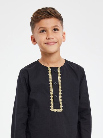 Coupe regular Chemise Threadboys en noir