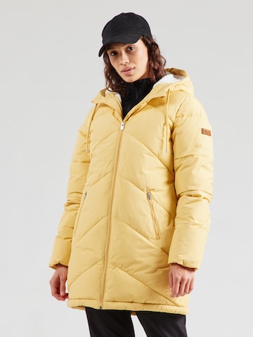 ROXY Vinterfrakke 'Better Weather' i gul: forside