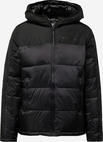 Champion Authentic Athletic Apparel Jacke 'Legacy' in Schwarz: predná strana