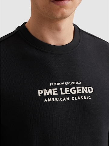 PME Legend - Sudadera 'PME LEGEND - Sweatshirt with artwork and ribbed collar' en azul