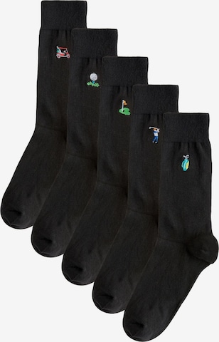 NextČarape - crna boja: prednji dio