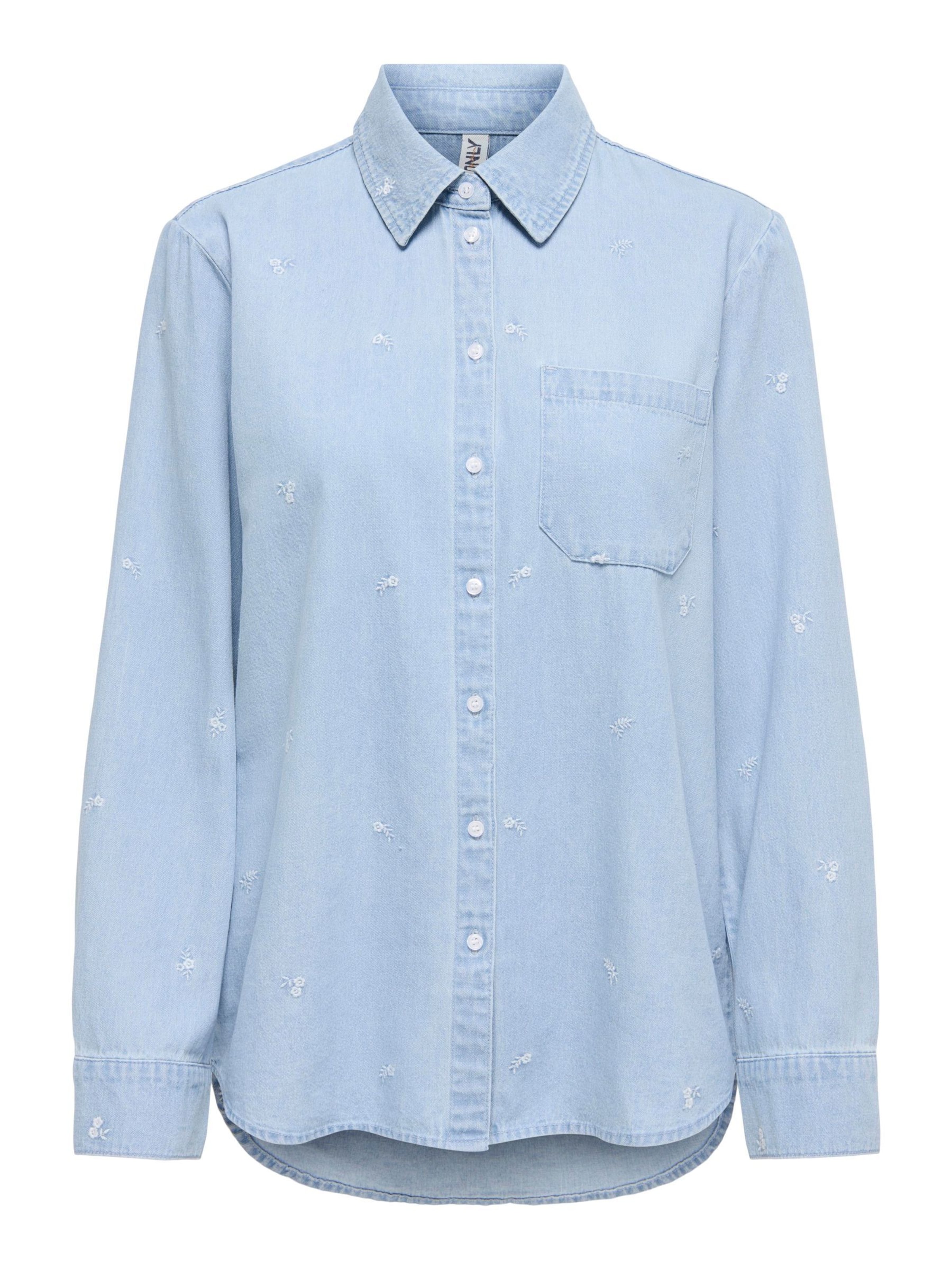 Camicia da donna 'ONLViola' di ONLY in blu: frontale