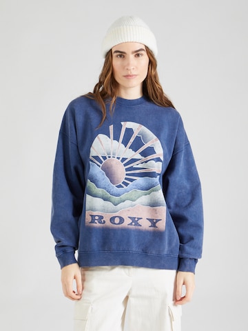 ROXY Sweatshirt in Blue: front