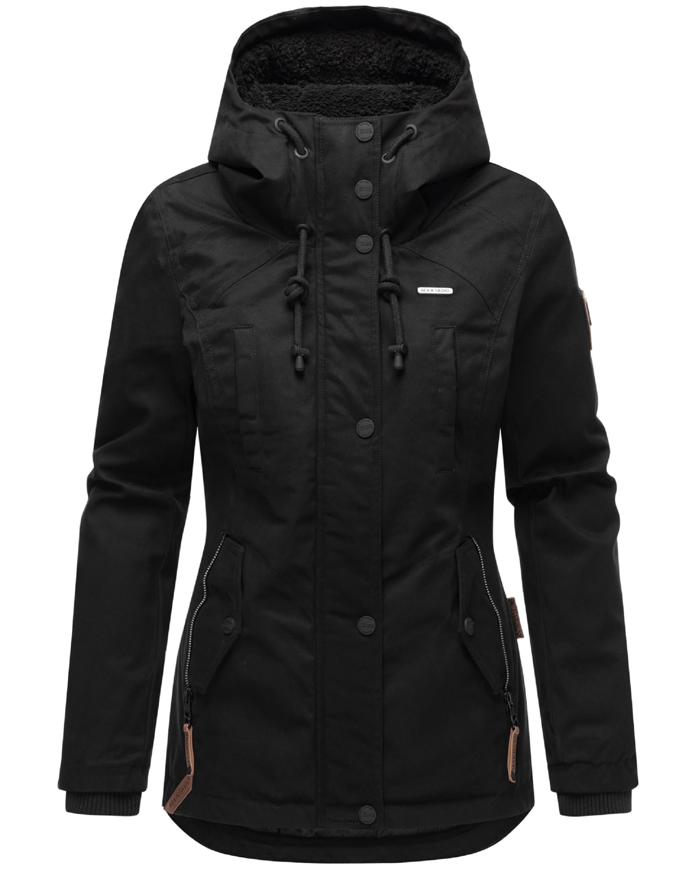 MARIKOO Talviparka 'Bikoo' värissä musta