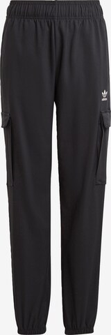 ADIDAS ORIGINALS Loosefit Broek 'Adicolor ' in Zwart: voorkant