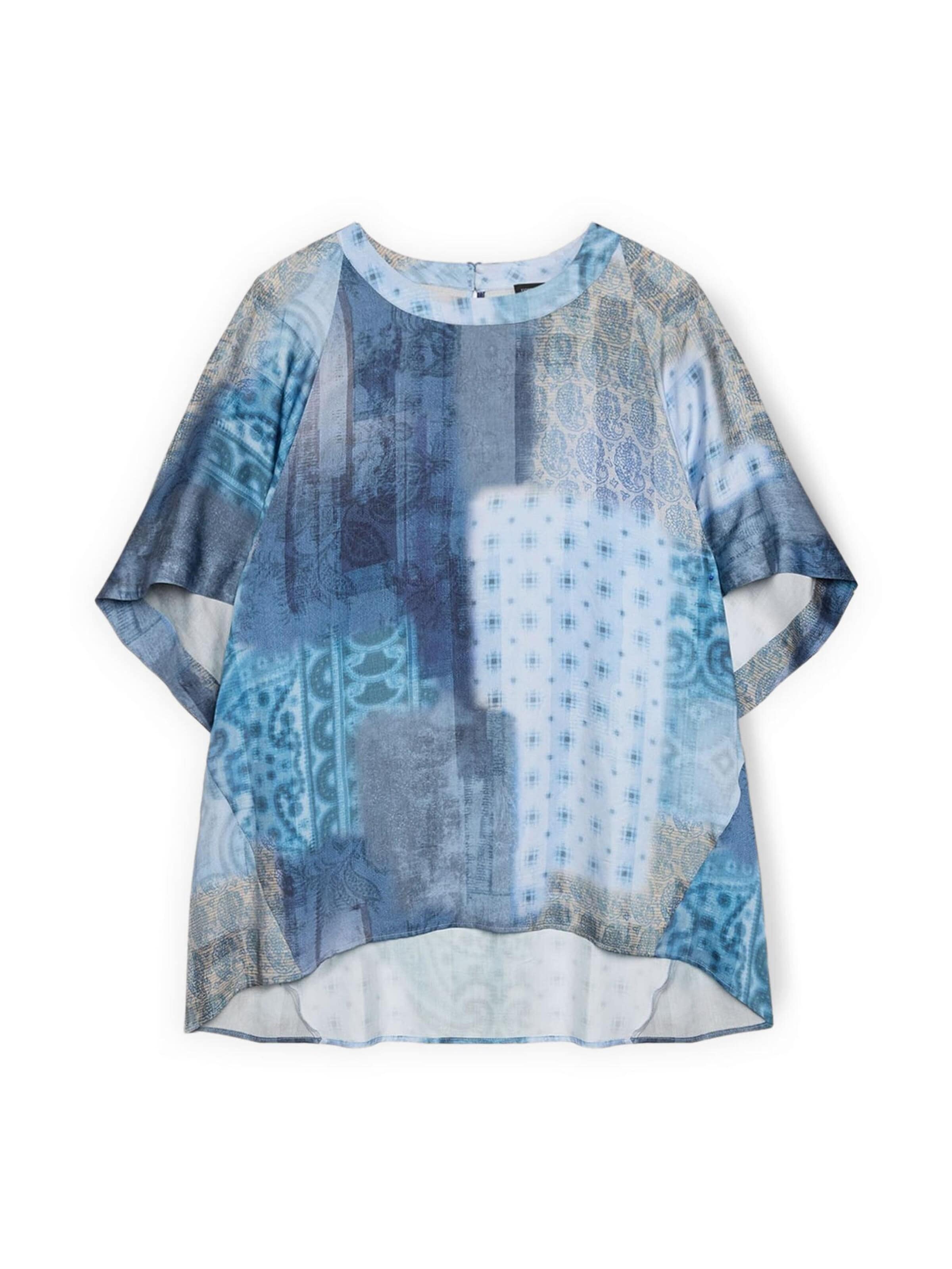 Fiorella Rubino Blouse in Blauw: voorkant