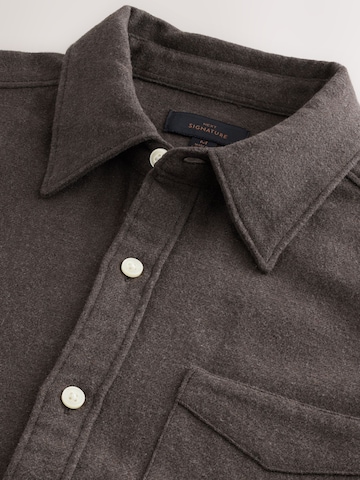 Coupe regular Chemise Next en marron