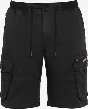 Schott NYC Regular Hose in Schwarz: Vorderseite