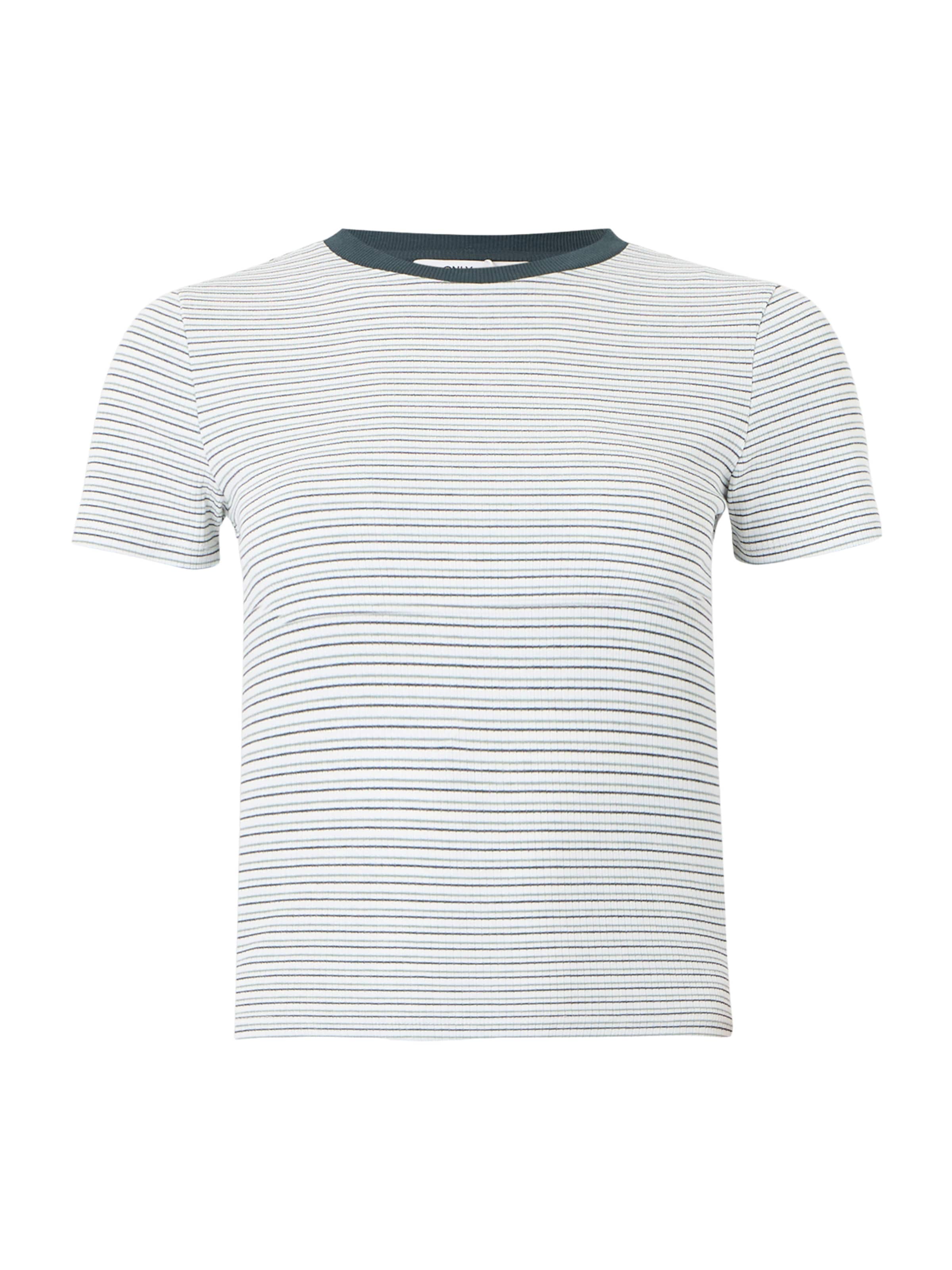 ONLY Μπλουζάκι 'ONLLUPE' σε γκρι / ανθρακί / λευκό, Άποψη προϊόντος