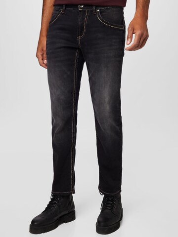 CAMP DAVID Regular Jeans 'Nico' in Zwart: voorkant