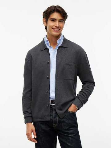 Vestes en maille TOMMY HILFIGER en gris : devant