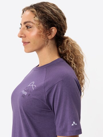 VAUDE Funktionsshirt 'Cyclist' (GOTS) in Lila
