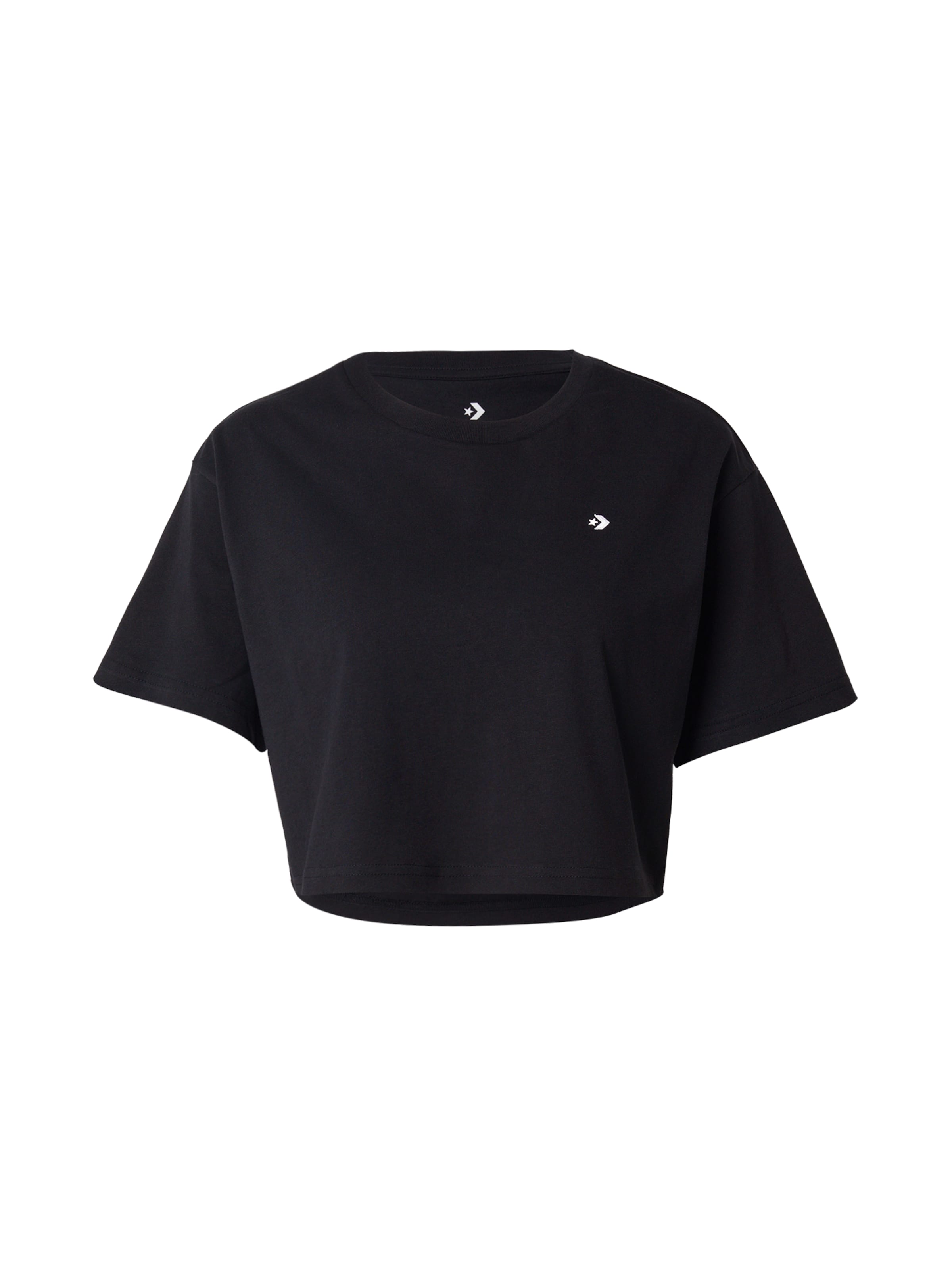 CONVERSE Футболка в Черный / Белый, Обзор товара