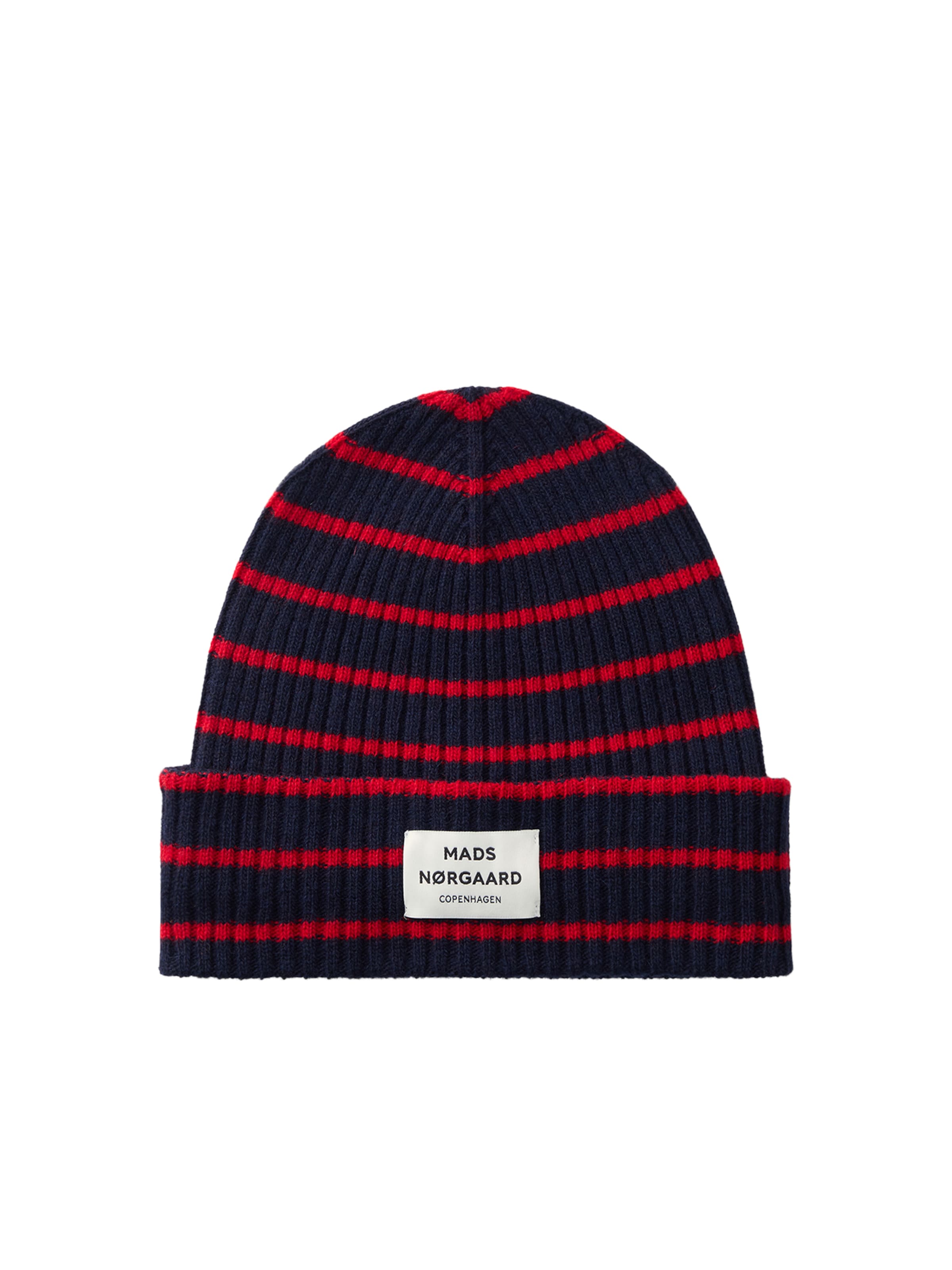 MADS NORGAARD COPENHAGEN Шапка 'Yota Anju' в синьо: отпред