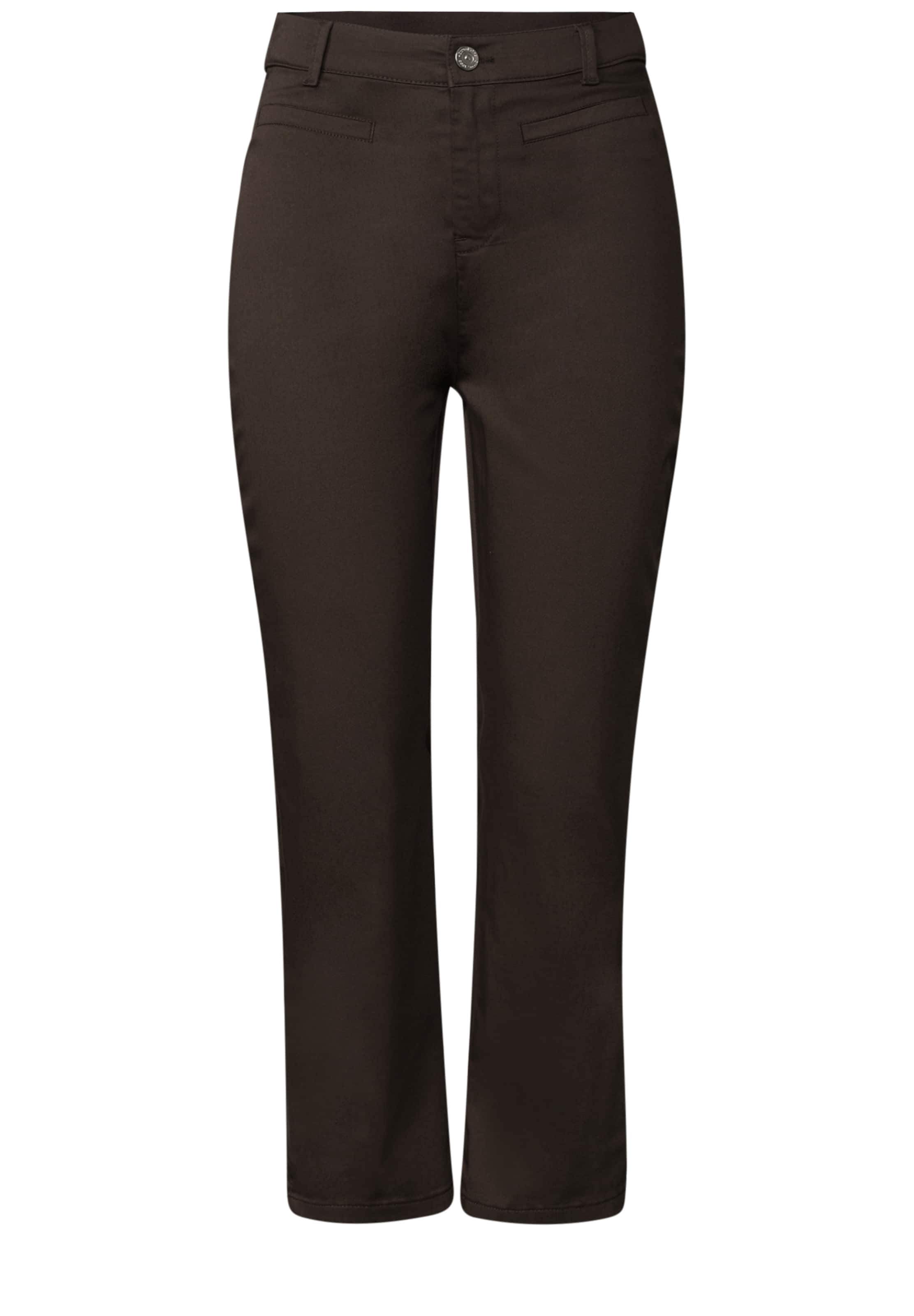 STREET ONE Pants in Brown: front