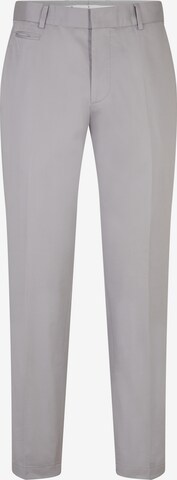 STRELLSON Slim fit Pleated Pants 'Kyle' in Grey: front