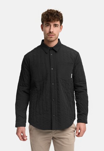 INDICODE JEANS Between-season jacket ' INHully ' in Black: front