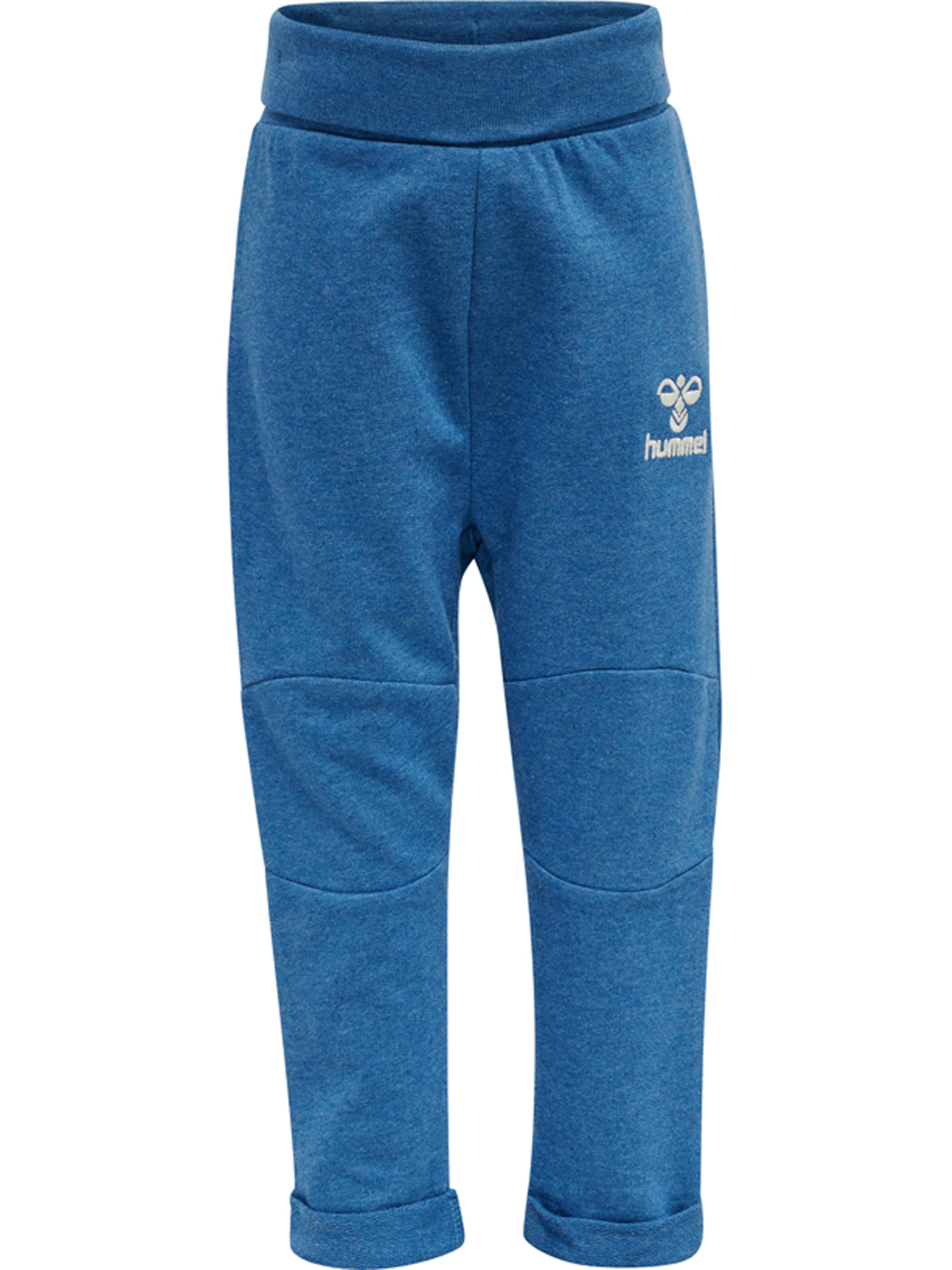 Hummel Tapered Trousers 'Glen' in Blue: front