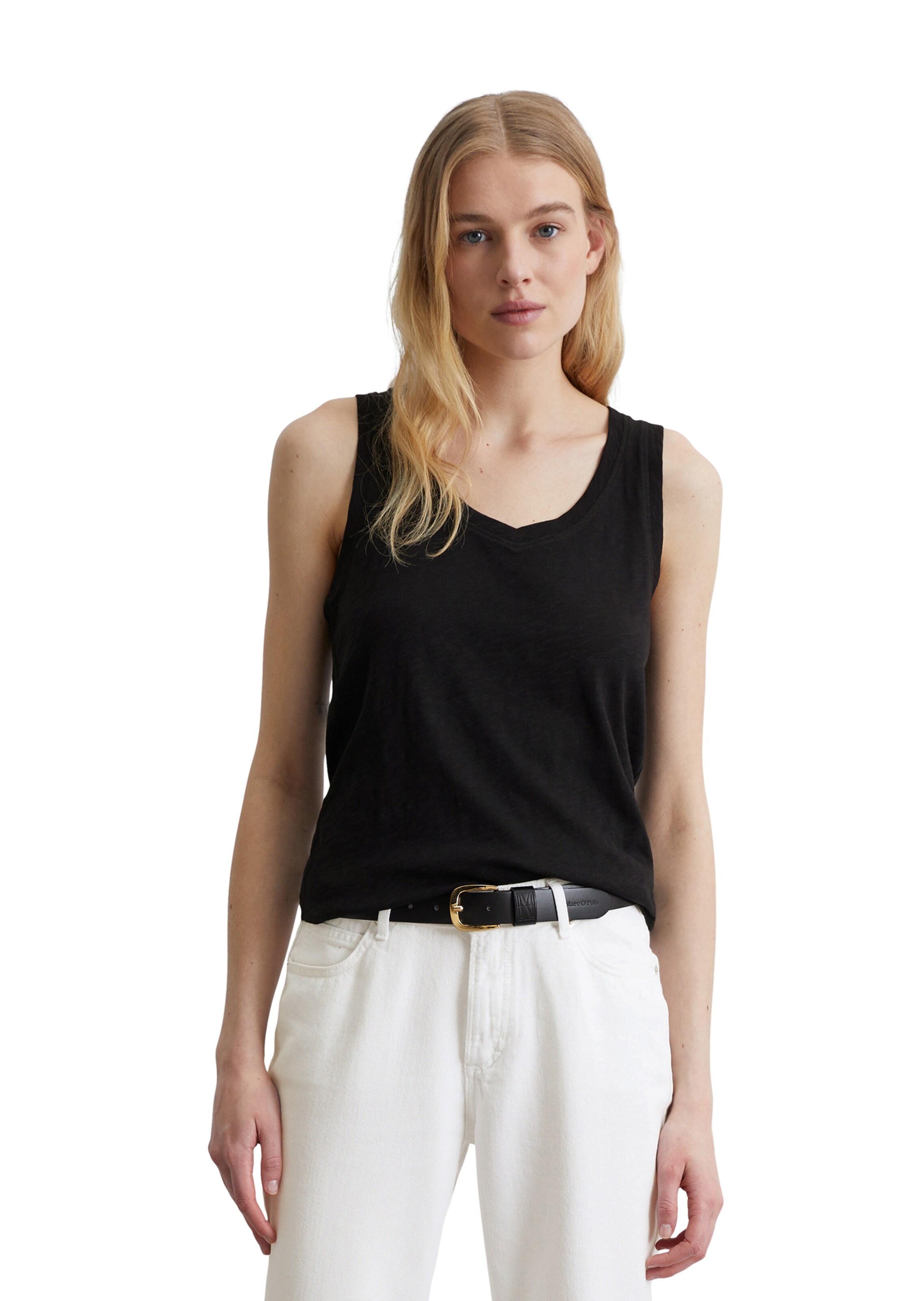 Marc O'Polo Top in Schwarz: Vorderseite