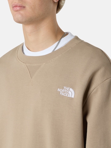 THE NORTH FACE Sweatshirt 'Essential Lite Crew' in Beige