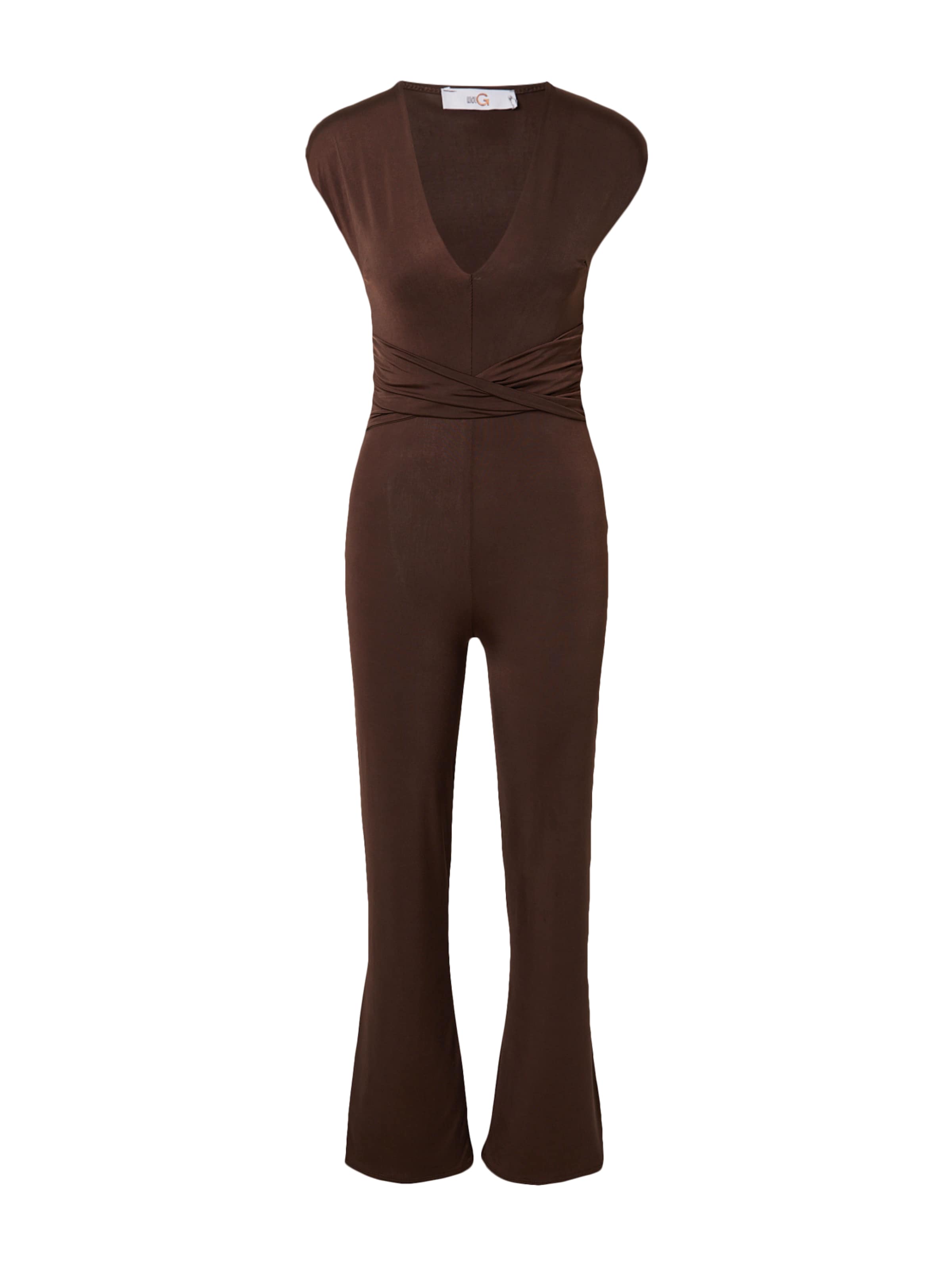 WAL G. Jumpsuit 'HALA' in Braun: Vorderseite
