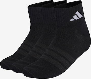 ADIDAS PERFORMANCE Sports socks in Black: front