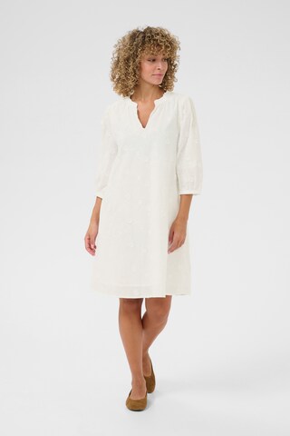 Cream Dress in White