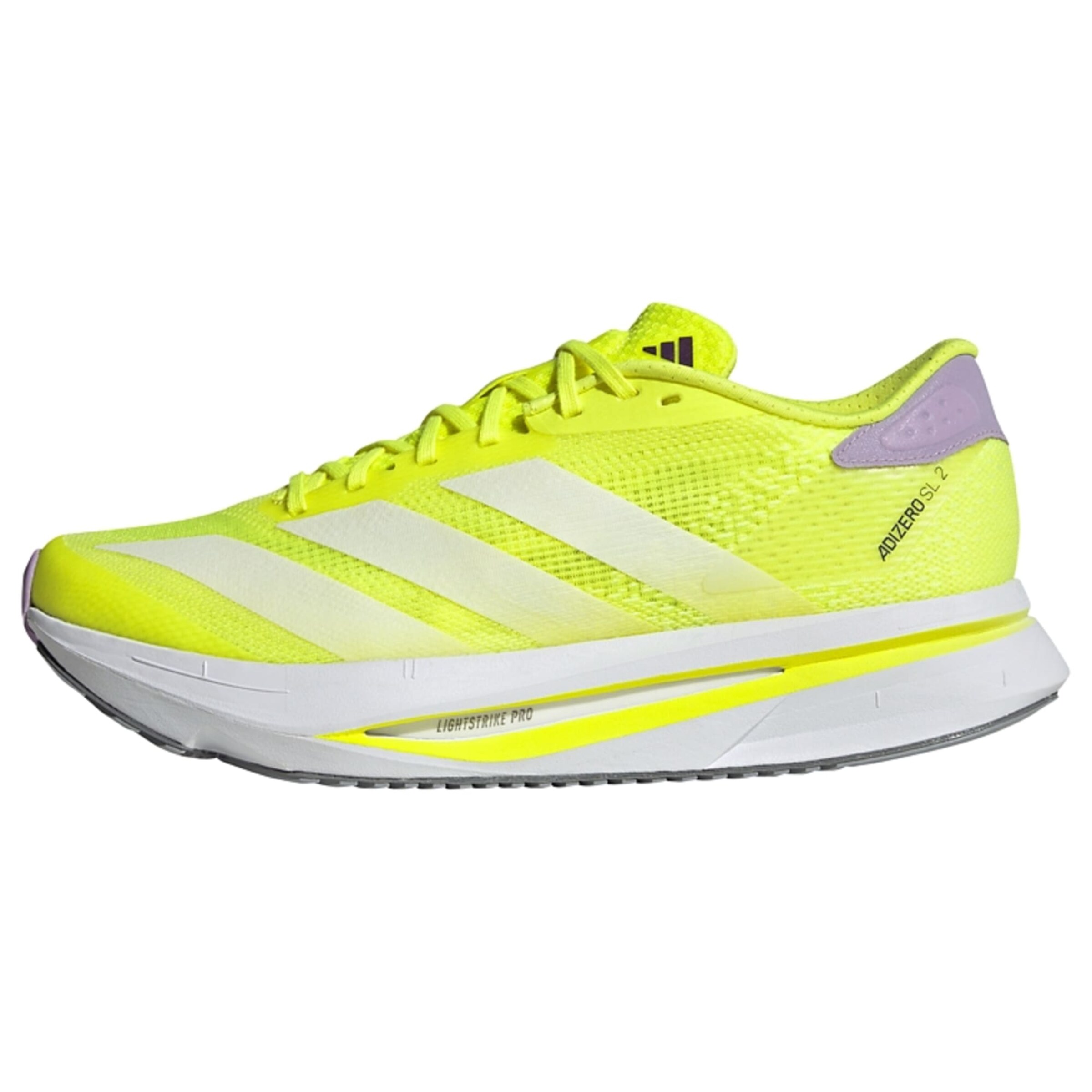 Chaussure de course 'Adizero SL2' ADIDAS PERFORMANCE en jaune : devant