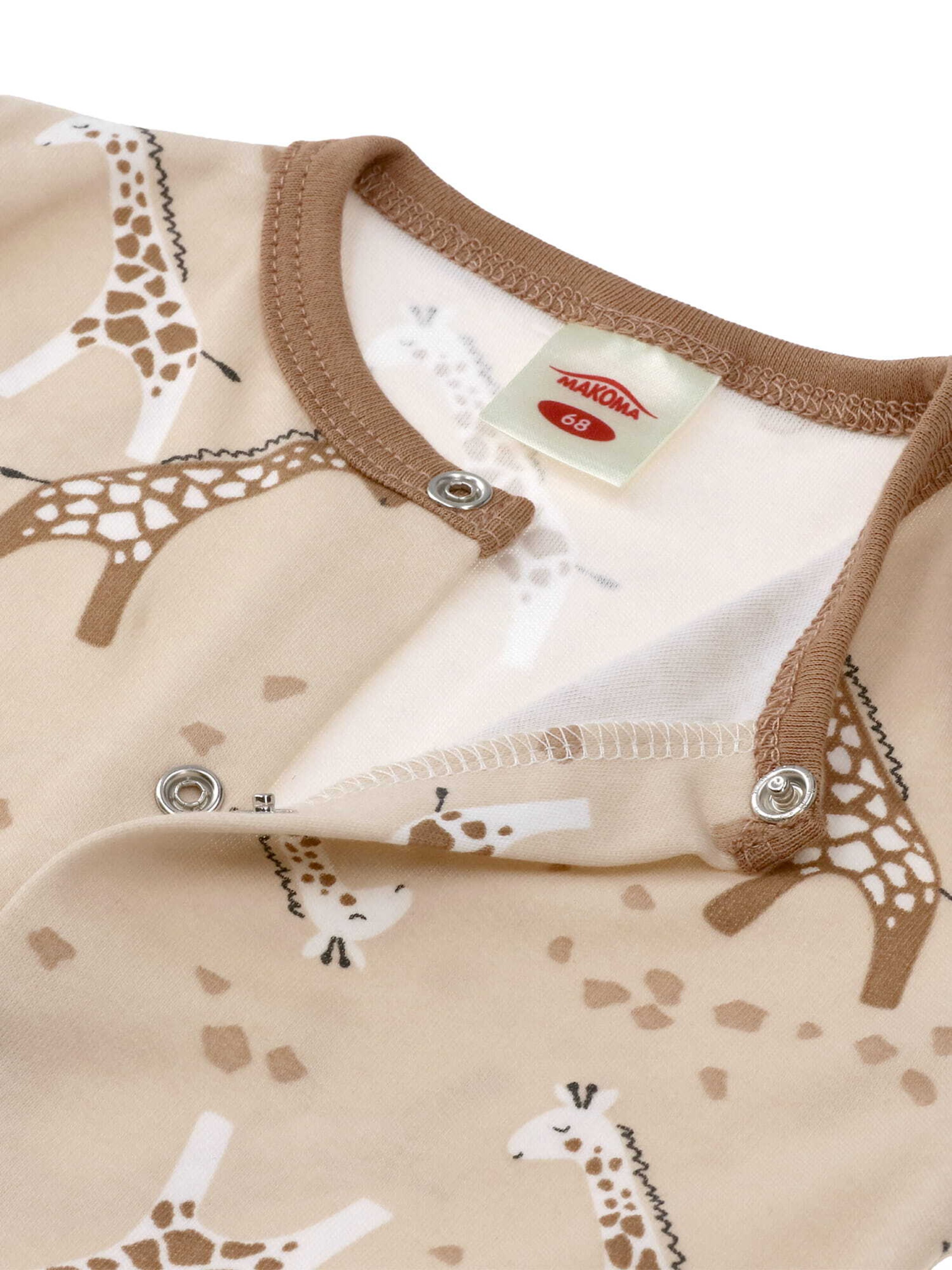 Makoma Rompertje/body 'Giraffe' in Beige