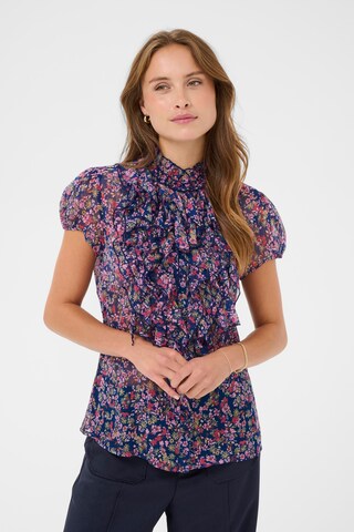 SAINT TROPEZ Blouse 'Lilja' in Purple: front